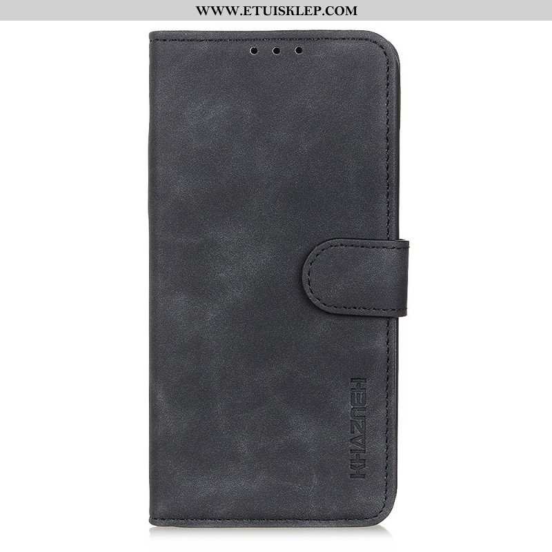 Etui Folio do Samsung Galaxy S22 Ultra 5G Khazneh Efekt Skóry W Stylu Vintage